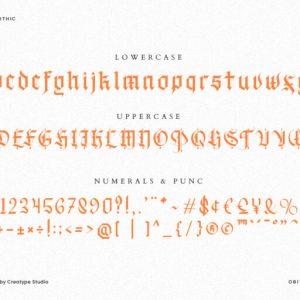 Obituary Decorative Gothic