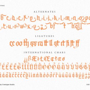 Obituary Decorative Gothic