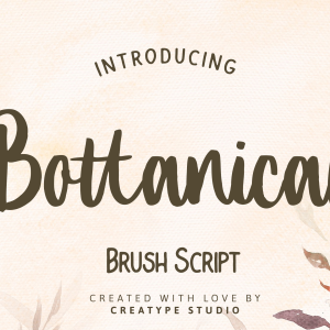 Bottanical Brush Script