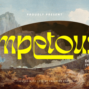 Impetous Display Typeface