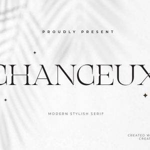 Chanceux Modern Stylish Serif