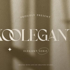 Koolegant Elegant Serif