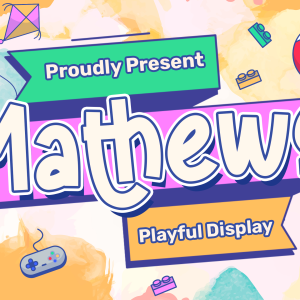 Mathewo Playful Display
