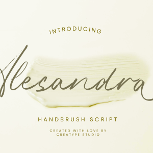 Alesandra Handbrush Script
