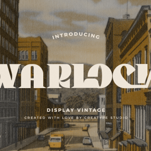 Warlock Display Vintage