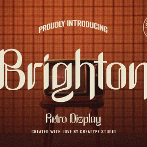 Brighton Retro Display