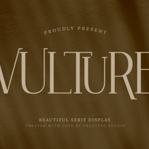 Vulture Beautiful Serif