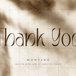 Montero Beautiful Sans