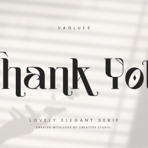 Vagues Elegant Serif