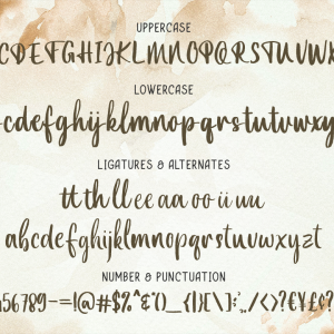 Bottanical Brush Script