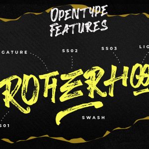 Galvanis Brush Advertisement Font