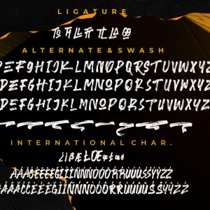 Galvanis Brush Advertisement Font
