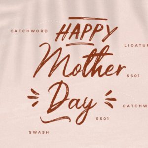 Priscilla Fancy Brush Typeface