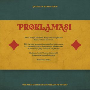 Quinlliyk Retro Serif