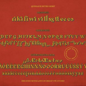 Quinlliyk Retro Serif