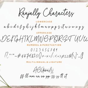 Ranjally Monoline Signature