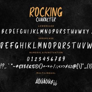 Rocking Rock & Roll Typeface