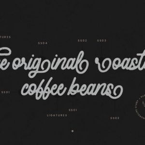 Rustty Monoline Stamp Typeface