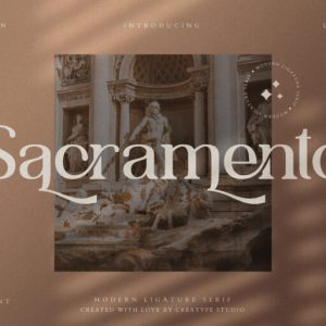 Sacramento Modern Ligature Serif