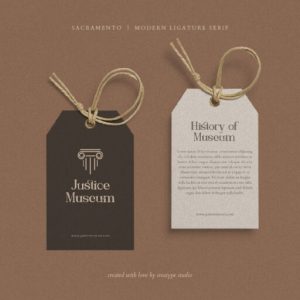 Sacramento Modern Ligature Serif