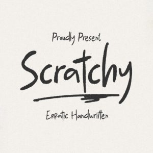 Scratchy Erratic Handwritten