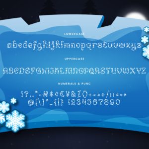 Snowy Peach Christmas Decorative