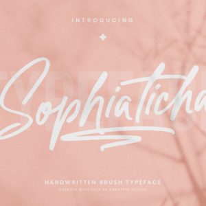 Sophiaticha Handwritten Brush