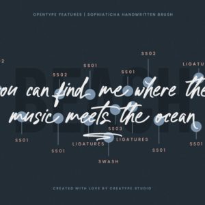 Sophiaticha Handwritten Brush