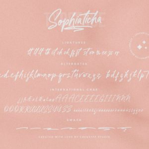 Sophiaticha Handwritten Brush