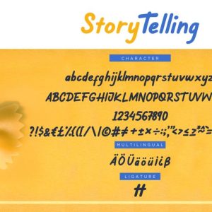 Story Telling Fun Font