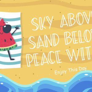 Summer Beach Sunny Display Typeface