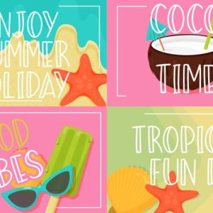 Summer Beach Sunny Display Typeface