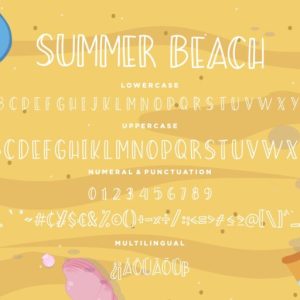 Summer Beach Sunny Display Typeface