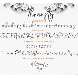 Thransty Handwritten Script