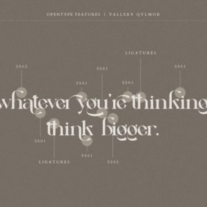 Vallery Qylmor Modern Elegant Serif
