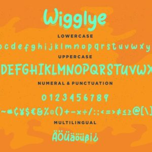 Wigglye Joy & Fun Typeface