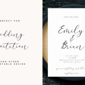 Wonderlust Calligraphy Modern