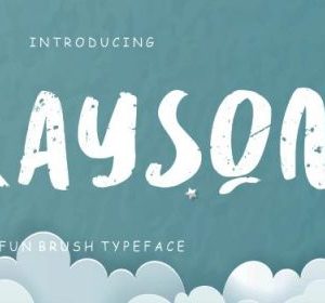 Grayson Fun Brush Typeface